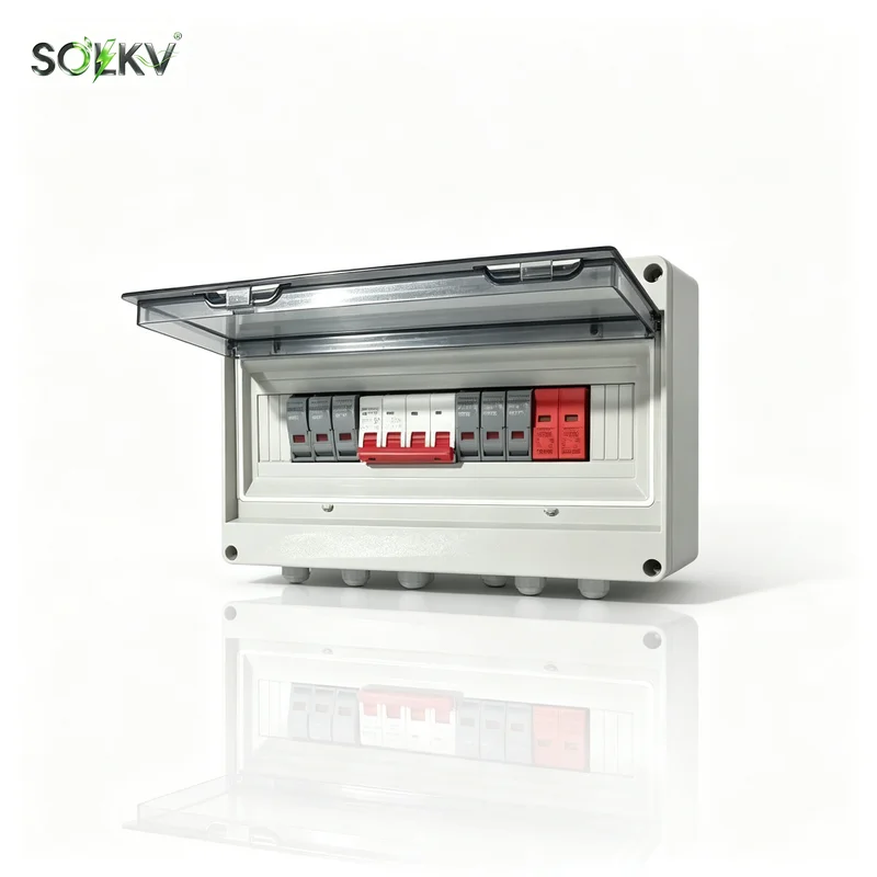 1000V DC PV Combiner Box 3-In 1-Out