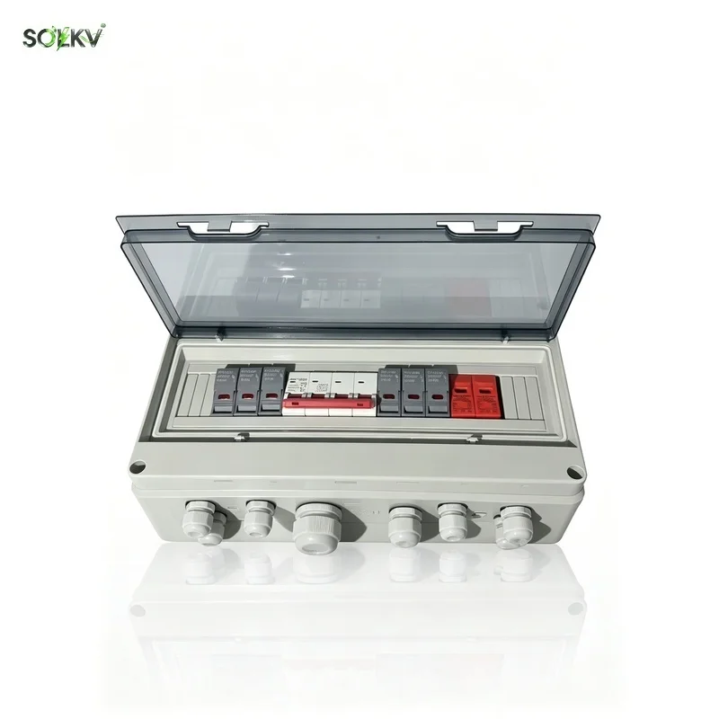 1000V DC PV Combiner Box 3 In 1 Out (2)