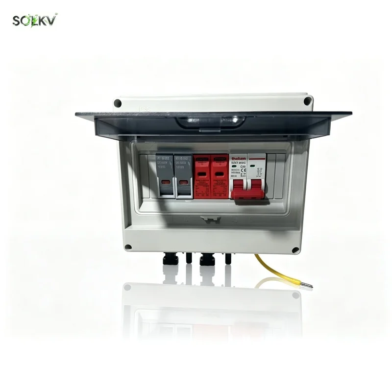 500V DC PV Combiner Box 1-In 1-Out