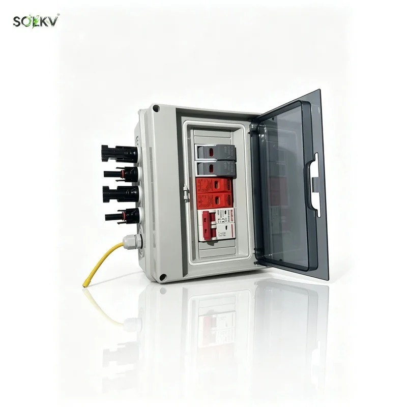 500V DC PV Protection Box 1 In 1 Out (4)